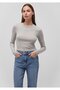2-Pack Long Sleeve Crop Basic T-Shirt Fitted / Body-Hugging Cut 1613021-88467 - 4