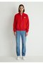 Logo Printed Semi-Zip Red Sweatshirt 1S10179-86417 - 2