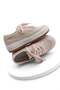 Women's Sneaker High Sole Lace-Up Linen Sports Shoes Kotnel Beige