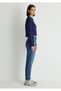 Cındy Classic Denim Shaded Dark Jean Trousers 100277-87925 - 7