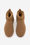 Women's Thick Sole Fur-Lined Ankle Boots Tefis Tan Suede - 5
