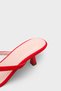 Malory Thin Strap Flip-Flop Closed Toe Short Heeled Women's Slippers - 6