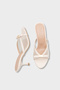 Robbi Pointed Toe Mesh Bowknot Medium Heeled Stylish Women's Slippers - 4