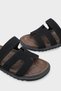 Alicia Flat Heeled Velcro Comfort Women's Shoes Slipper - 2