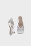 Midge Mid-Heeled Mesh Bow Women's Slippers - 5