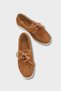 Stephie Genuine Leather Suede Women's Loafer Boat Shoes - 2