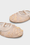 Avie Lace Mesh Embroidered Women's Ballerina Slippers - 3
