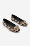 Women's Daily Ballet Flats Round Nose Ballerina Ballet Flats Adusa Leopard - 5