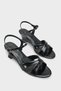Jasmina Feta Wedge Heeled Cross-Strapped Ankle-Tied Stylish Women's Shoes