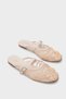 Avie Lace Mesh Embroidered Women's Ballerina Slippers