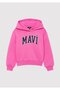 Logo Printed Hooded Pink Sweatshirt 7610035-70982 - 2