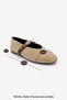 Women's Mary Jane Stoned Daily Ballet Flats Latari Beige Straw - 8