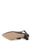Women's Brown Pointed Toe Goblet Heel Open Back Shoes - 7