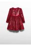 Girl's Sequined Evening Dress Red