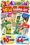 Children Learning 10 Story Set That Makes Reading Enjoyable, Suitable for Grades 4 and 4.