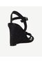 Knitted Knotted Heeled Leather Espadrilles - 4