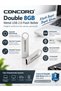 8 GB USB 2.0 Double Metal Flash Memory (c-u8)