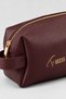 Women's Large Size Makeup Bag - Burgundy - 5