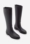 Women's Genuine Leather Zippered Daily Boots Kador Black - 2