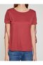 Women's Brown T-Shirt 8YAK16475IK - 4