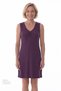 Purple Aging Short Sleeve Nightgown