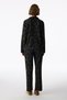 Black Midnight Garden Floral Long Sleeve Buttoned Shirt Pants Pajama Set - 4