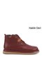 Women's Burgundy Zippered Genuine Leather Boots