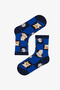 Boy's Blue the Paw Club Cotton 4-Pair Socks - 5