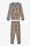 Boy's Green More Page Long Sleeve Pajama Set