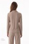 Beige Sadie Corduroy Long Sleeve Buttoned Shirt Pants Pajama Set - 5