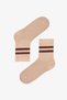 Boy's Brown Brownie Bears Bear Patterned Cotton 4-Pair Socks - 4