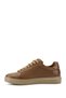 Men's Sand Lace-Up Rubber Sole Genuine Leather Sneakers - 5
