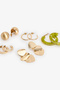 Gold Color Loni 5-Piece Earrings - 3