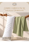 Ultra Soft Body Pillow with  Pillowcase- Long Side Sleeper Pillow For Use During Pregnancy - 7