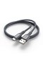 CB4057T USB-A to Type-C Charging and Data Cable, 3A Fast Charging Braided Cord for Android Phones, Tablets and Power Banks - Black