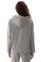Gray Oversize Hooded Sweatshirt - 3