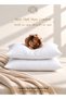 Pack of 4 Pressed Pillow - 750grams , Soft  Microfiber Fabric , 50 x 70 cm - 6