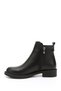 Black Round Toe Heeled Zippered Women's Daily Boots 35529 - 6