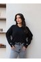 V-Neck Button Sleeve Soft Sweater - 2