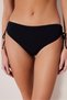 High Ring Black Bikini Bottoms