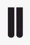 Girl's Heelless Black 2-Piece Trouser Socks