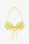 Top de bikini galben push-up - 5