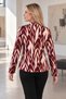 Women's Plum High Collar Detailed Buttonless Lined Blazer Jacket Arm-27K001036 - 2