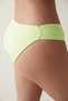 Neon Green Lively Gather Detailed Hipkinis Bikini Bottom - 3