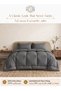 Stripe Comforter Set- Ultra Soft Brushed Microfiber Fabric, Soft Siliconized Fiber Filling - 2