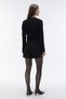 Women's Black Pleated Mini Shorts Skirt - 2