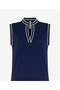 Regular Hakim Collared Sleeveless Sweater - 7