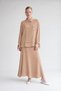 Pocket Detailed Double Suit Camel