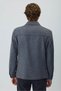 Men's Gray Trendy Wool Safari Model Dynamic Fit Shirt Jacket - 4