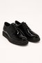 Men's Black Seasonal Patent Leather Eva Sole Shoes - 2